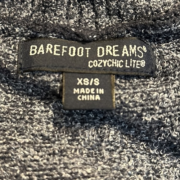 Barefoot Dreams Cozychic Lite Circle Open Front Cardigan Cozy Sweater, Gray XS/S - Picture 8 of 10